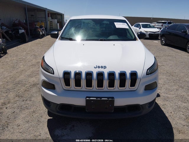 2016 Jeep Cherokee Sport მანქანა იყიდება აუქციონზე, vin: 1C4PJMAB4GW343520, აუქციონის ნომერი: 45193880