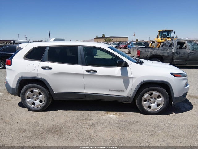 2016 Jeep Cherokee Sport მანქანა იყიდება აუქციონზე, vin: 1C4PJMAB4GW343520, აუქციონის ნომერი: 45193880