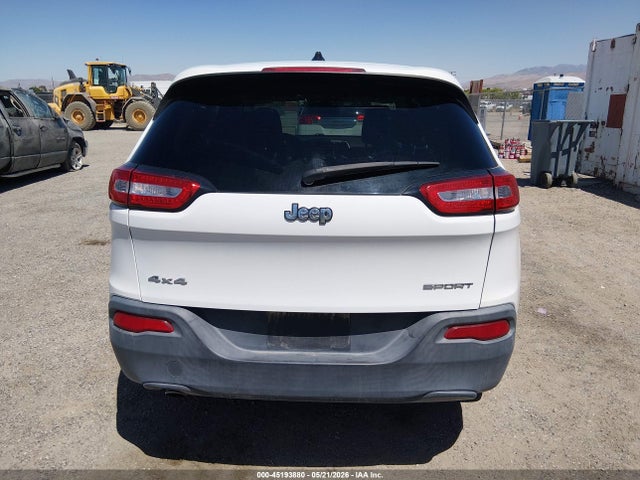 2016 Jeep Cherokee Sport მანქანა იყიდება აუქციონზე, vin: 1C4PJMAB4GW343520, აუქციონის ნომერი: 45193880
