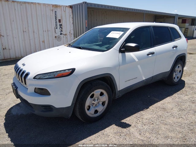 2016 Jeep Cherokee Sport მანქანა იყიდება აუქციონზე, vin: 1C4PJMAB4GW343520, აუქციონის ნომერი: 45193880