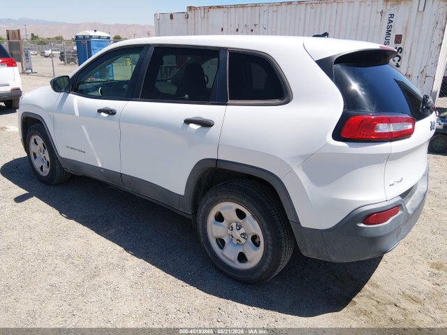 2016 Jeep Cherokee Sport მანქანა იყიდება აუქციონზე, vin: 1C4PJMAB4GW343520, აუქციონის ნომერი: 45193880