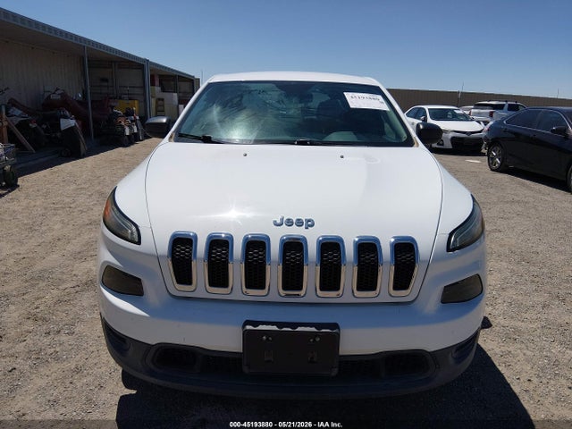 2016 Jeep Cherokee Sport მანქანა იყიდება აუქციონზე, vin: 1C4PJMAB4GW343520, აუქციონის ნომერი: 45193880
