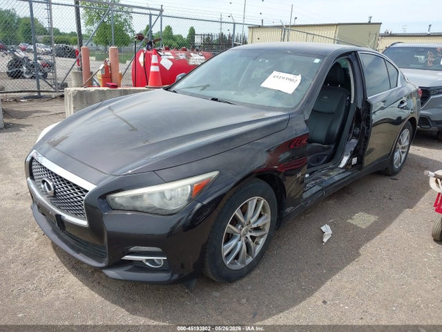 2014 Infiniti Q50 მანქანა იყიდება აუქციონზე, vin: JN1BV7AR9EM689135, აუქციონის ნომერი: 45193902