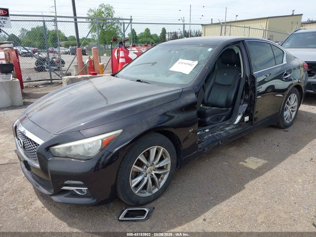 2014 Infiniti Q50 მანქანა იყიდება აუქციონზე, vin: JN1BV7AR9EM689135, აუქციონის ნომერი: 45193902