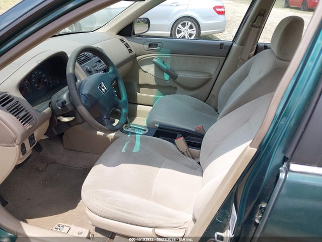 45193932 :رقم المزاد ، 2HGES16541H589464 vin ، 2001 Honda Civic Lx مزاد بيع