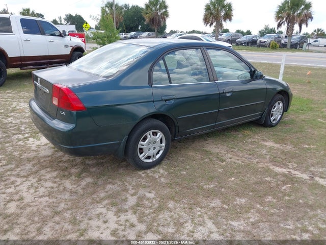 45193932 :رقم المزاد ، 2HGES16541H589464 vin ، 2001 Honda Civic Lx مزاد بيع