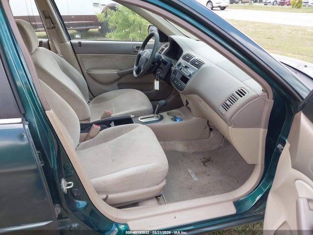45193932 :رقم المزاد ، 2HGES16541H589464 vin ، 2001 Honda Civic Lx مزاد بيع