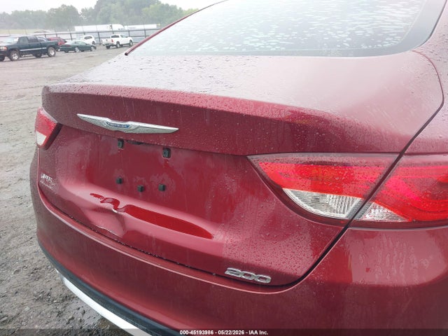 Продажа на аукционе авто 2015 Chrysler 200 Limited, vin: 1C3CCCAB2FN552475, номер лота: 45193986