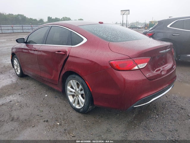 Продажа на аукционе авто 2015 Chrysler 200 Limited, vin: 1C3CCCAB2FN552475, номер лота: 45193986