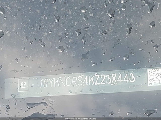 45194158 :رقم المزاد ، 1GYKNCRS4KZ238443 vin ، 2019 Cadillac Xt5 Luxury مزاد بيع