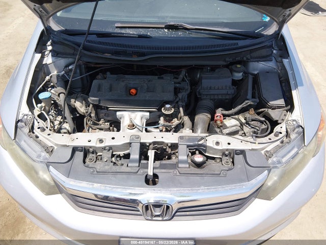 2012 Honda Civic Lx მანქანა იყიდება აუქციონზე, vin: 19XFB2F56CE058001, აუქციონის ნომერი: 45194167