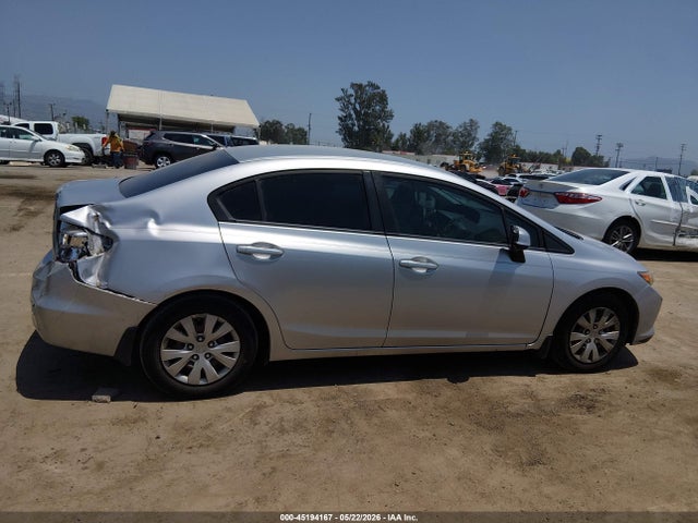 2012 Honda Civic Lx მანქანა იყიდება აუქციონზე, vin: 19XFB2F56CE058001, აუქციონის ნომერი: 45194167