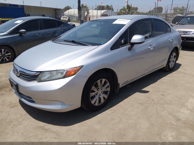 2012 Honda Civic Lx მანქანა იყიდება აუქციონზე, vin: 19XFB2F56CE058001, აუქციონის ნომერი: 45194167
