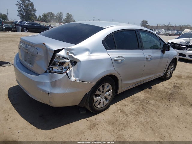 2012 Honda Civic Lx მანქანა იყიდება აუქციონზე, vin: 19XFB2F56CE058001, აუქციონის ნომერი: 45194167