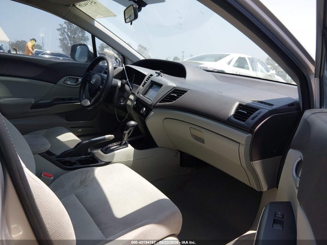 2012 Honda Civic Lx მანქანა იყიდება აუქციონზე, vin: 19XFB2F56CE058001, აუქციონის ნომერი: 45194167