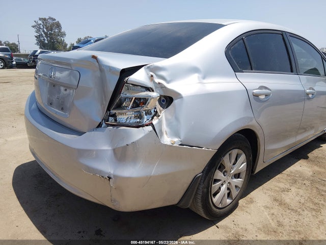 2012 Honda Civic Lx მანქანა იყიდება აუქციონზე, vin: 19XFB2F56CE058001, აუქციონის ნომერი: 45194167