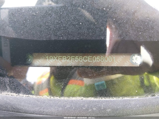 2012 Honda Civic Lx მანქანა იყიდება აუქციონზე, vin: 19XFB2F56CE058001, აუქციონის ნომერი: 45194167