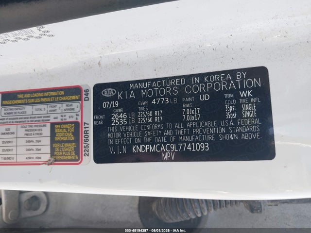 KIA Sportage Lx 2020 KNDPMCAC9L7741093 Image 9