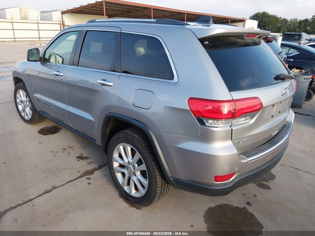Продаж на аукціоні авто 2017 Jeep Grand Cherokee Limited 4x4, vin: 1C4RJFBG9HC852794, номер лоту: 45194446