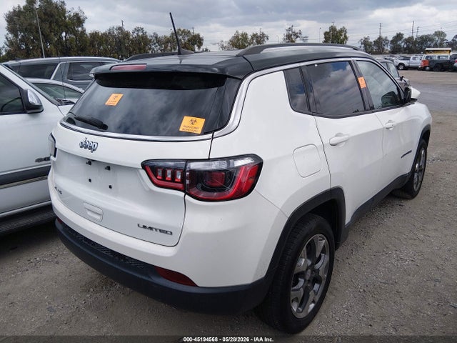 Aukcja sprzedaży 2020 Jeep Compass Limited 4x4, vin: 3C4NJDCB5LT255371, numer aukcji: 45194568