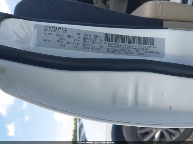 1C4RDJAG6HC857530 Dodge Durango Sxt Awd