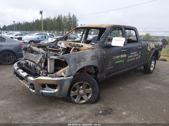 45194758 :رقم المزاد ، 3C6UR5KL6KG609336 vin ، 2019 Ram 2500 Laramie  4x4 8' Box مزاد بيع