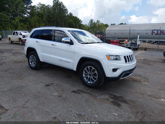 2016 Jeep Grand Cherokee Limited მანქანა იყიდება აუქციონზე, vin: 1C4RJEBGXGC352247, აუქციონის ნომერი: 45194889