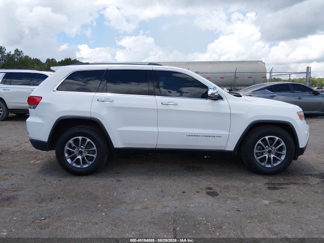 2016 Jeep Grand Cherokee Limited მანქანა იყიდება აუქციონზე, vin: 1C4RJEBGXGC352247, აუქციონის ნომერი: 45194889