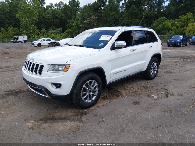 2016 Jeep Grand Cherokee Limited მანქანა იყიდება აუქციონზე, vin: 1C4RJEBGXGC352247, აუქციონის ნომერი: 45194889