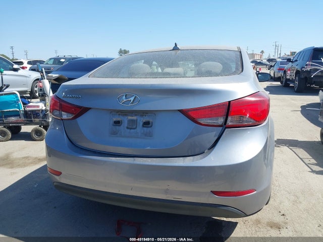 2016 Hyundai Elantra Se მანქანა იყიდება აუქციონზე, vin: 5NPDH4AE2GH738617, აუქციონის ნომერი: 45194910