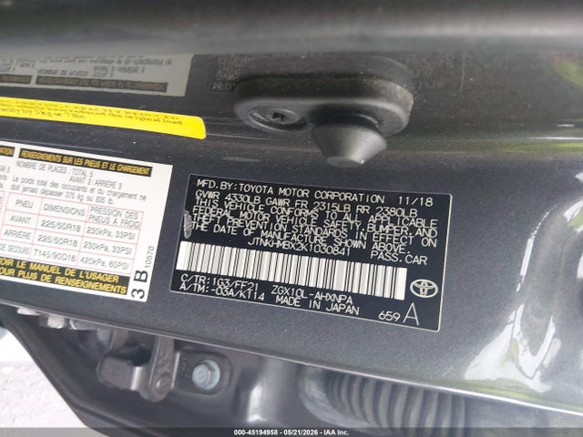 JTNKHMBX2K1030841 Toyota C-HR XLE