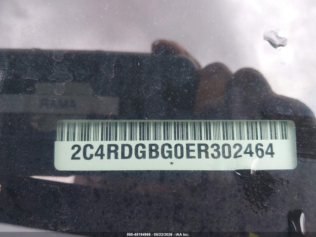 Aukcja sprzedaży 2014 Dodge Grand Caravan Se, vin: 2C4RDGBG0ER302464, numer aukcji: 45194966
