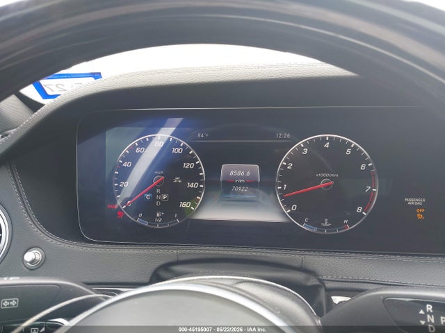 45195007 :رقم المزاد ، WDDUG6GBXKA444934 vin ، 2019 Mercedes-benz S 450 مزاد بيع