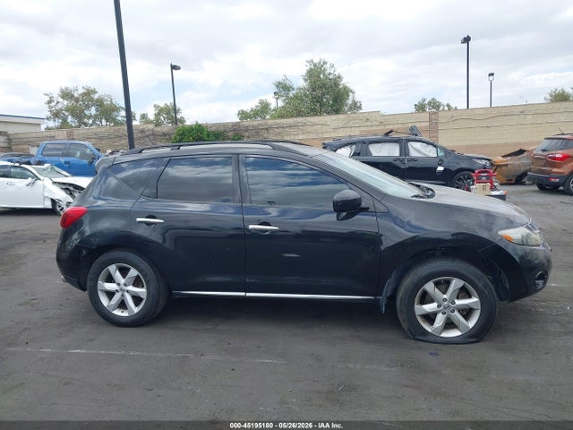2009 Nissan Murano S მანქანა იყიდება აუქციონზე, vin: JN8AZ18W89W200924, აუქციონის ნომერი: 45195180