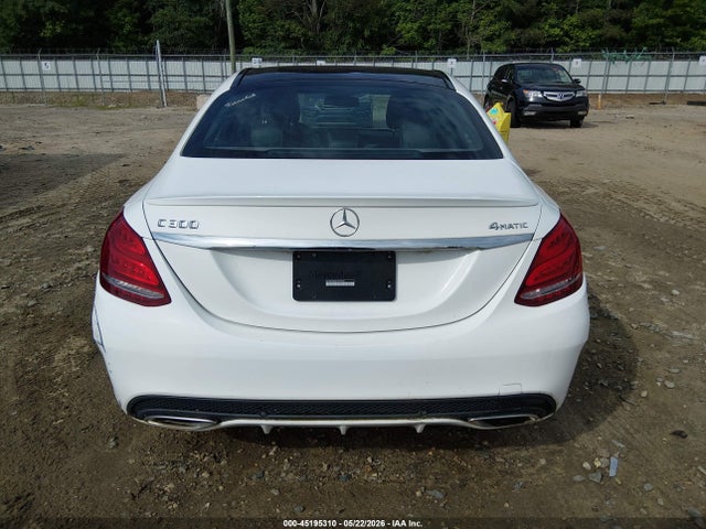 45195310 :رقم المزاد ، 55SWF4KB6FU094585 vin ، 2015 Mercedes-benz C 300 Sport 4matic مزاد بيع