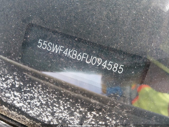 45195310 :رقم المزاد ، 55SWF4KB6FU094585 vin ، 2015 Mercedes-benz C 300 Sport 4matic مزاد بيع