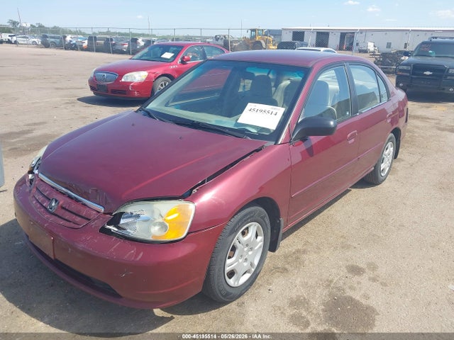 Продаж на аукціоні авто 2002 Honda Civic Lx, vin: 1HGES16552L011829, номер лоту: 45195514