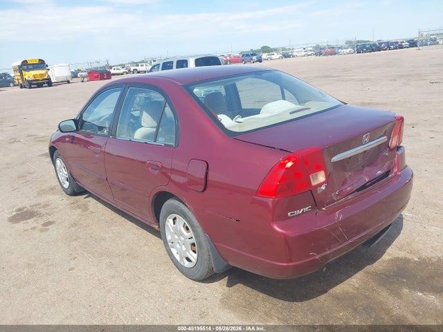 Продаж на аукціоні авто 2002 Honda Civic Lx, vin: 1HGES16552L011829, номер лоту: 45195514