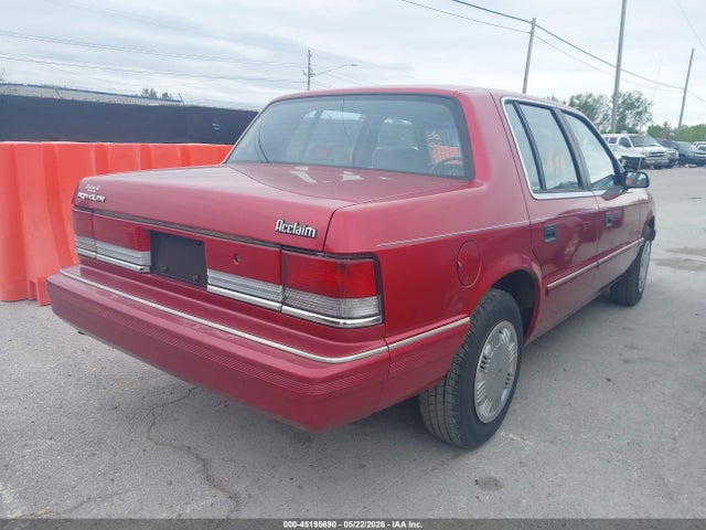 Aukcja sprzedaży 1993 Plymouth Acclaim, vin: 1P3XA46K0PF506897, numer aukcji: 45195690