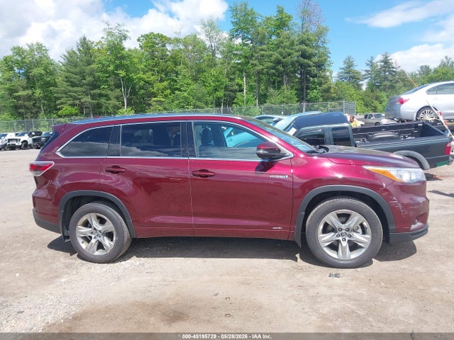 Продаж на аукціоні авто 2016 Toyota Highlander Hybrid Limited Platinum V6, vin: 5TDDCRFH1GS019335, номер лоту: 45195729