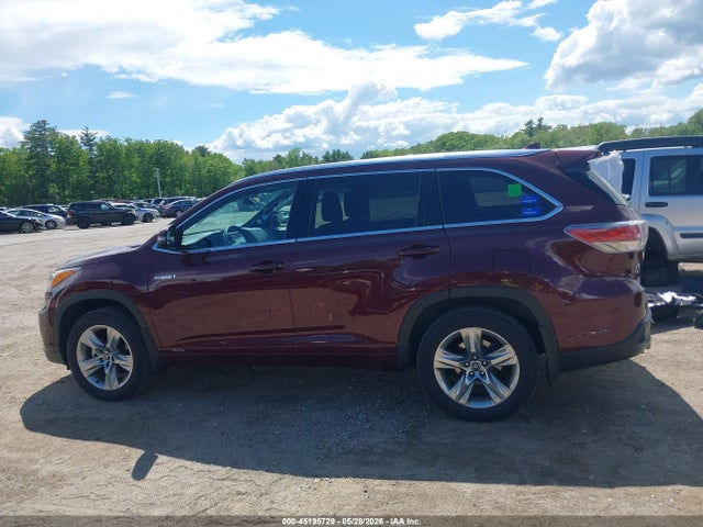 Продаж на аукціоні авто 2016 Toyota Highlander Hybrid Limited Platinum V6, vin: 5TDDCRFH1GS019335, номер лоту: 45195729