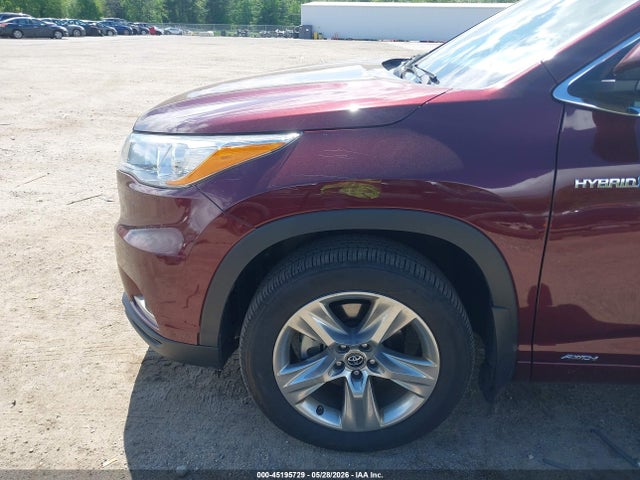 Продаж на аукціоні авто 2016 Toyota Highlander Hybrid Limited Platinum V6, vin: 5TDDCRFH1GS019335, номер лоту: 45195729