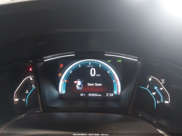2020 Honda Civic Ex მანქანა იყიდება აუქციონზე, vin: SHHFK7H60LU207143, აუქციონის ნომერი: 45195910