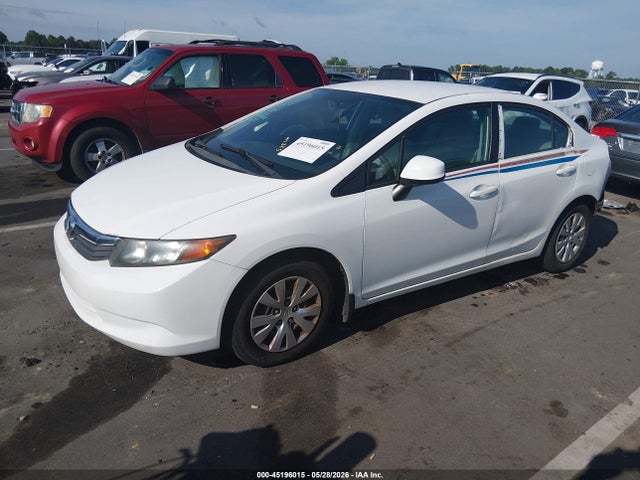 Aukcja sprzedaży 2012 Honda Civic Lx, vin: 2HGFB2F55CH565137, numer aukcji: 45196015