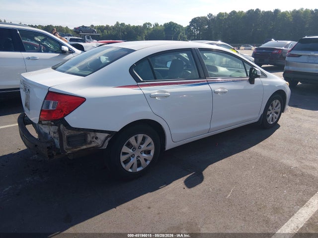 Aukcja sprzedaży 2012 Honda Civic Lx, vin: 2HGFB2F55CH565137, numer aukcji: 45196015