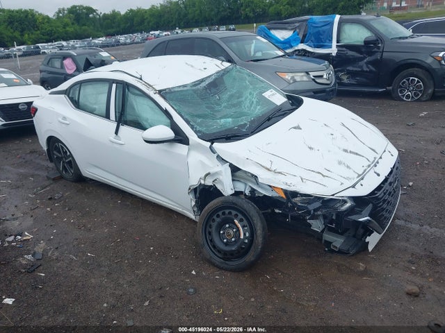 2025 Nissan Sentra Sv მანქანა იყიდება აუქციონზე, vin: 3N1AB8CV8SY416975, აუქციონის ნომერი: 45196024