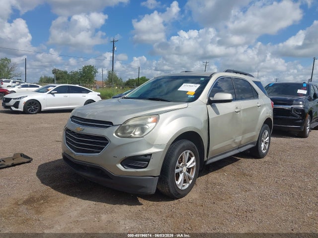 45196074 :رقم المزاد ، 2GNALCEK1G1107264 vin ، 2016 Chevrolet Equinox Lt مزاد بيع