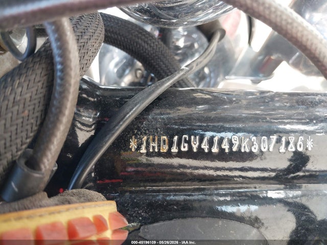 45196109 :رقم المزاد ، 1HD1GY4149K307186 vin ، 2009 Harley-davidson Fxdf مزاد بيع