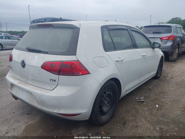 Aukcja sprzedaży 2015 Volkswagen Golf Tdi Se 4-door, vin: 3VWRA7AU6FM015507, numer aukcji: 45196141