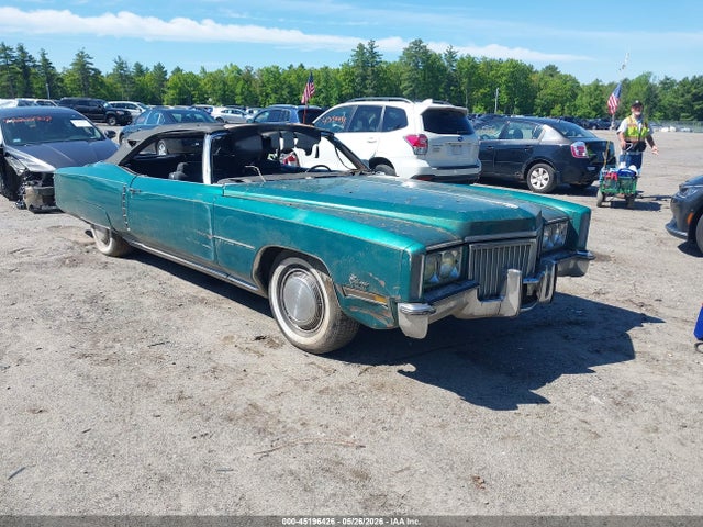 Auction sale of the 1972 Cadillac Eldorado, vin: 6L67S20405504, lot number: 45196426